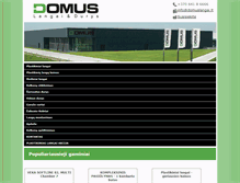 Tablet Screenshot of domuslangai.lt